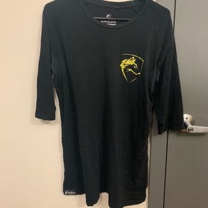 Alphalete 3/4 sleeve shirt sz L